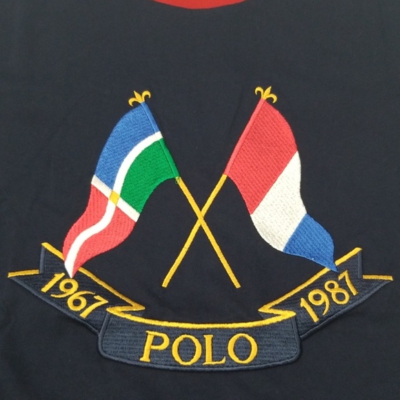Polo Ralph Lauren Cross Flags Tee - Picture 2 of 4